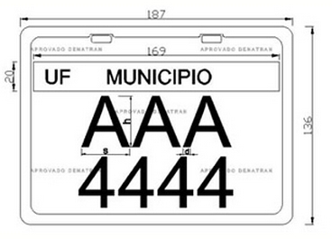 placa moto